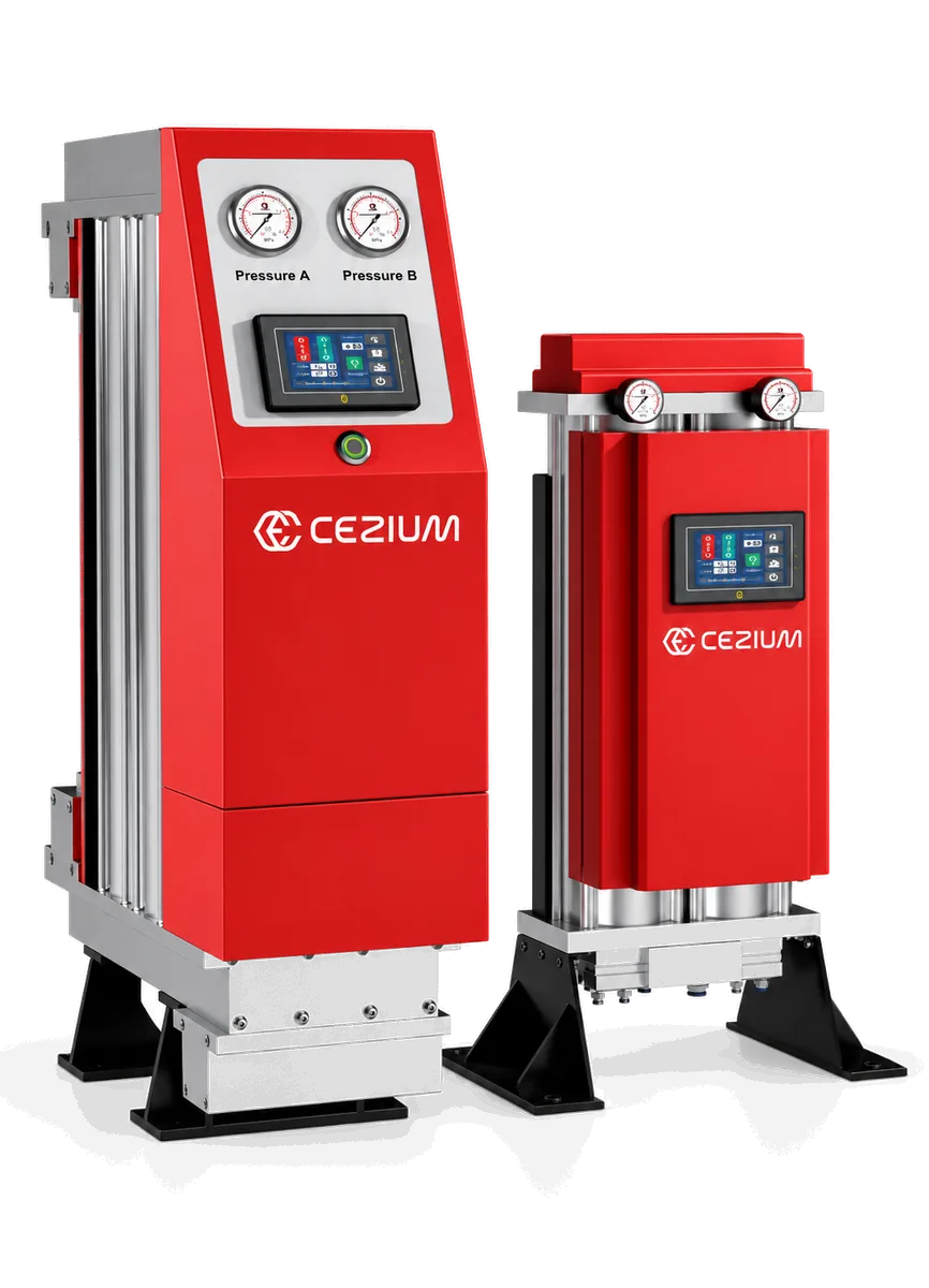 Sécheur par adsorption · deux tailles